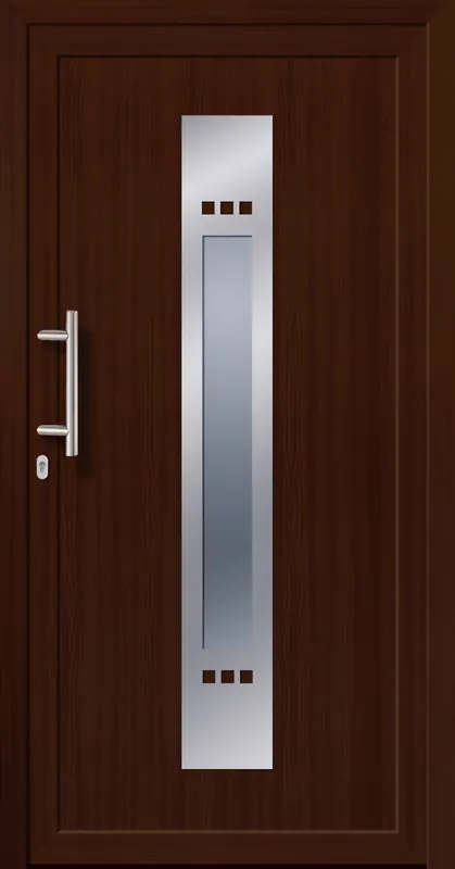 SecuDoor Exclusiv 10830E Kunststoffhaustür Nussbaum Schnäppchen