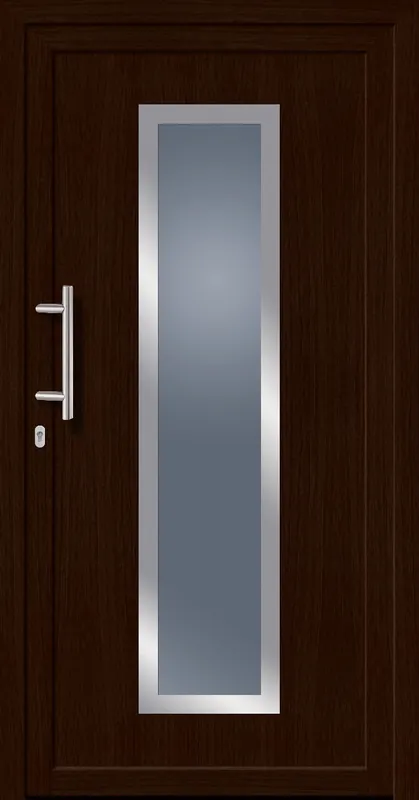 SecuDoor Power 10840LP Kunststoffhaustür Mooreiche Neue Ware