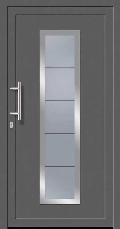 SecuDoor Exclusiv 10840LE-2 Kunststoffhaustür Basaltgrau Bestpreis