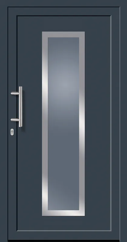 Letzte Chance SecuDoor Exclusiv 10840LE Kunststoffhaustür Anthrazit