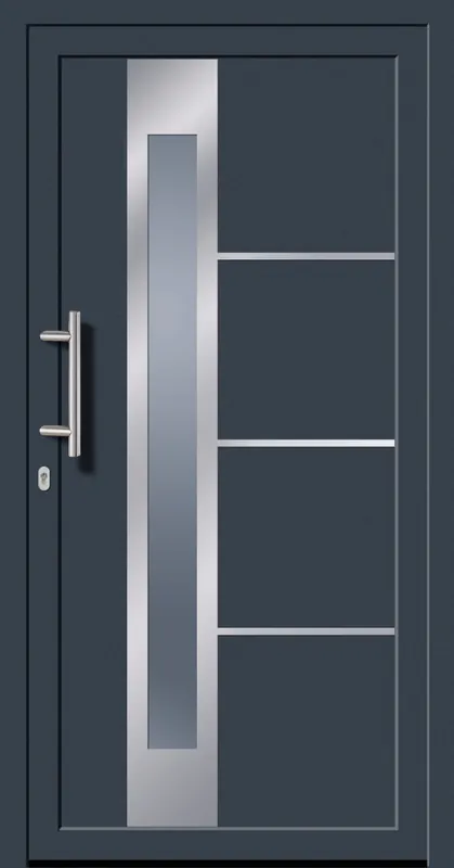 Preiswert SecuDoor Power 10841P Kunststoffhaustür Anthrazit