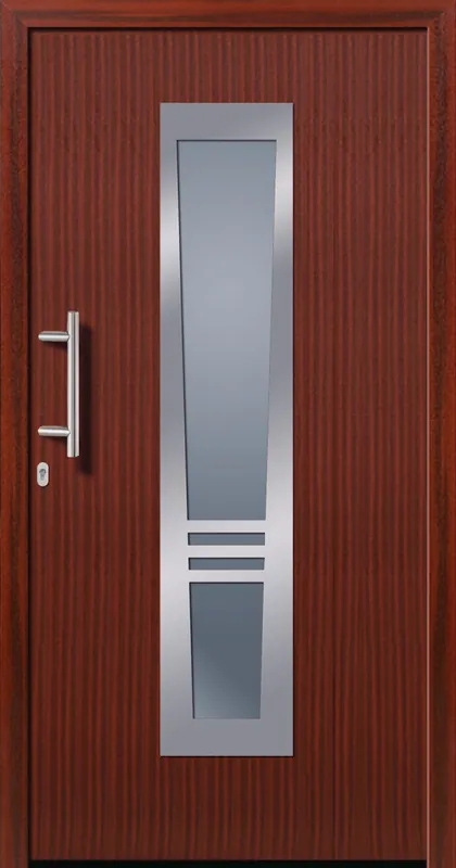 SecuDoor Exclusiv 10842E Kunststoffhaustür Mahagoni Heißes Angebot