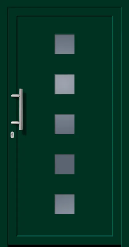 SecuDoor Power 10859P Kunststoffhaustür Dunkelgrün Schnäppchen