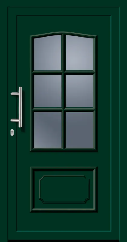 Bestpreis SecuDoor Power 11020P Kunststoffhaustür Dunkelgrün