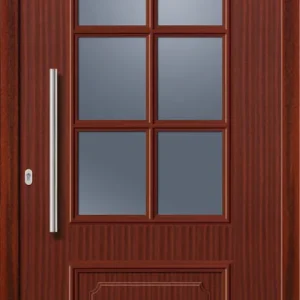Top-Preis SecuDoor Design 11020D Kunststoffhaustür Mahagoni