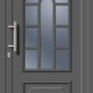 Super-Preis SecuDoor Power 11050P Kunststoffhaustür Basaltgrau