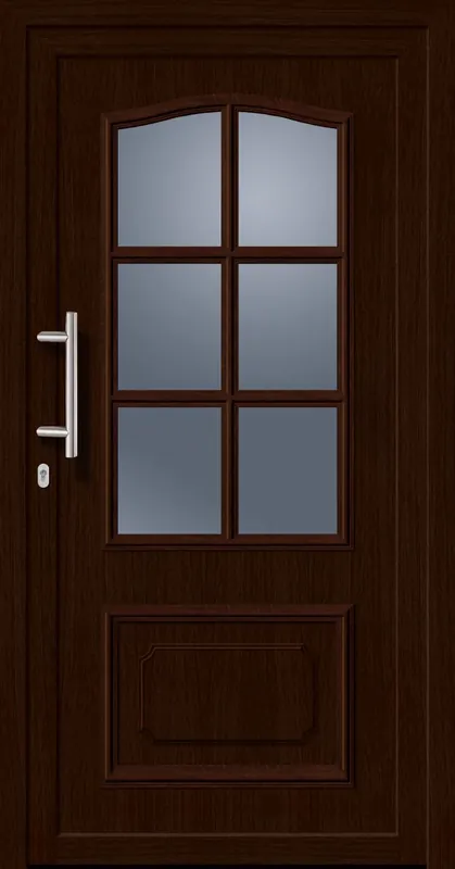 SecuDoor Exclusiv 11020E Kunststoffhaustür Mooreiche Sonderangebot