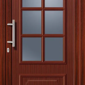 SecuDoor Exclusiv 11020E Kunststoffhaustür Mahagoni Bestseller