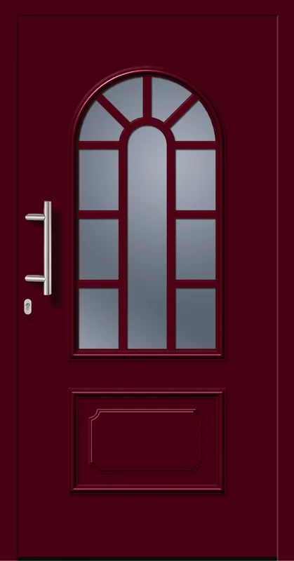 Bestseller SecuDoor Exclusiv 11050E Kunststoffhaustür Weinrot