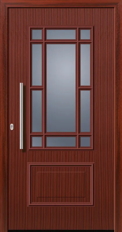 Jetzt Kaufen SecuDoor Design 11080D Kunststoffhaustür Mahagoni