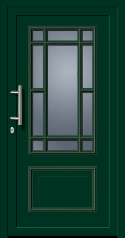 Nur Heute SecuDoor Exclusiv 11080E Kunststoffhaustür Dunkelgrün
