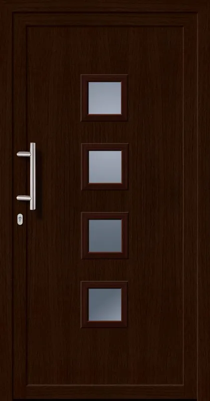 SecuDoor Exclusiv 11040E Kunststoffhaustür Mooreiche Garantierte Lieferung
