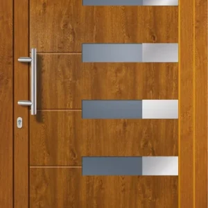 Super-Preis SecuDoor Exclusiv 11132E Kunststoffhaustür Golden Oak