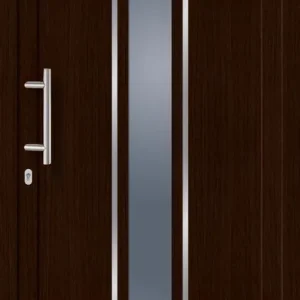 Billig SecuDoor Power 11159P Kunststoffhaustür Mooreiche