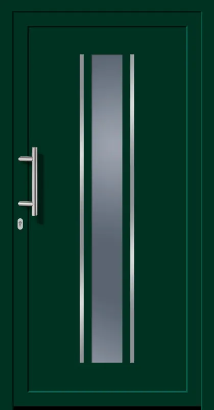 Ausverkauf SecuDoor Exclusiv 11159E Kunststoffhaustür Dunkelgrün