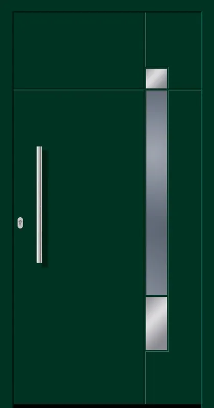 SecuDoor Design 11160D Kunststoffhaustür Dunkelgrün Garantierte Lieferung