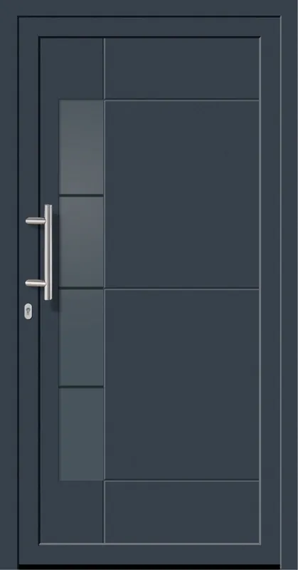Bestpreis SecuDoor Exclusiv 11164E-2 Kunststoffhaustür Anthrazit