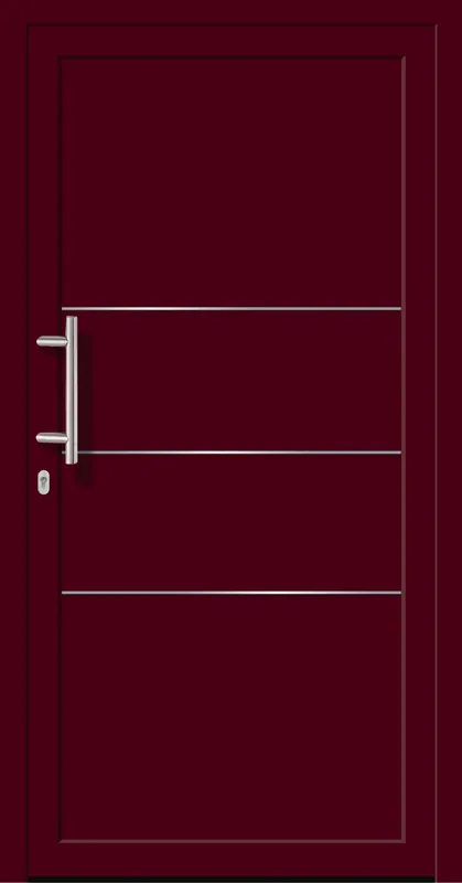 Sonderangebot SecuDoor Power 11171P Kunststoffhaustür Weinrot