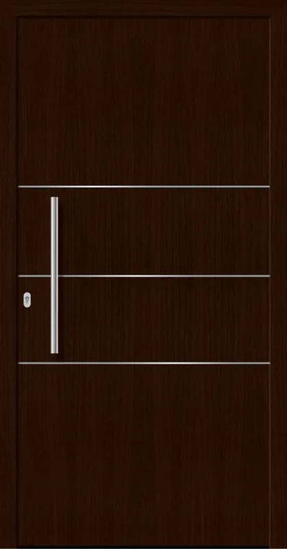 SecuDoor Design 11171D Kunststoffhaustür Mooreiche Mega-Angebot