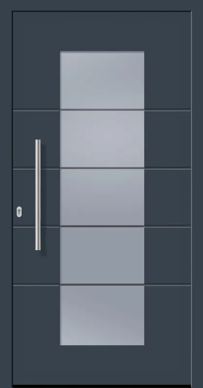 Heißes Angebot SecuDoor Design 11211D-2 Kunststoffhaustür Anthrazit