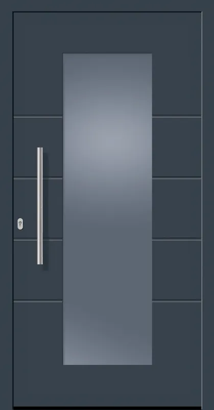 SecuDoor Design 11211D Kunststoffhaustür Anthrazit Saisonangebot