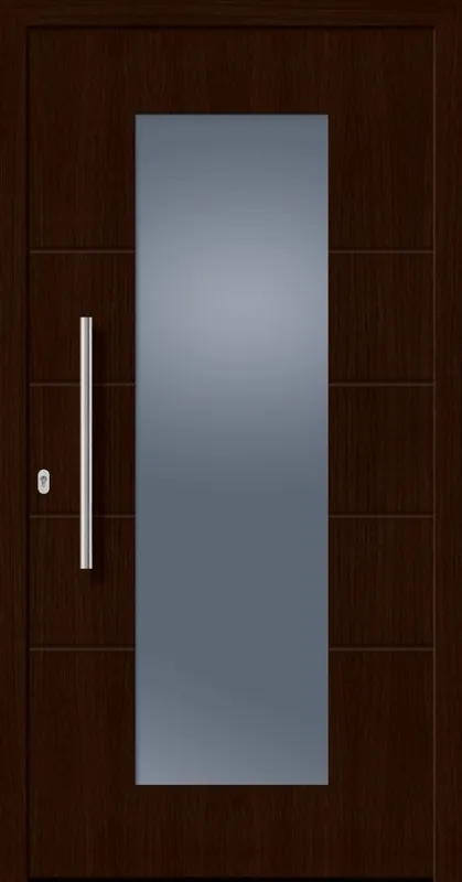 Top-Preis SecuDoor Design 11211D Kunststoffhaustür Mooreiche