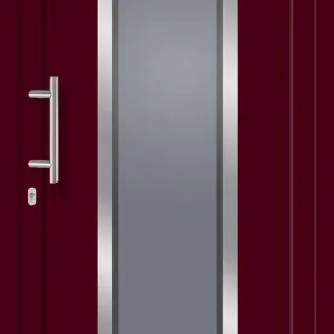 Versand Am Gleichen Tag SecuDoor Exclusiv 11212E-3 Kunststoffhaustür Weinrot