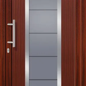 Super-Preis SecuDoor Exclusiv 11212E-2 Kunststoffhaustür Mahagoni