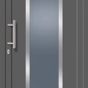 Sonderaktion SecuDoor Exclusiv 11212E Kunststoffhaustür Basaltgrau