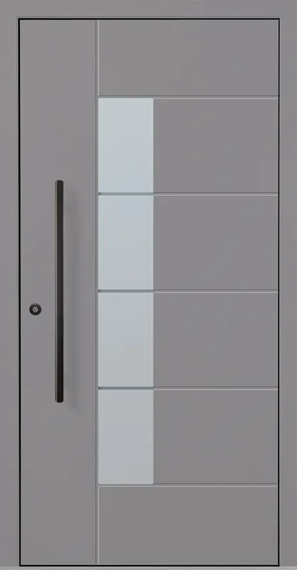 Aluminium-Haustür OptiDoor Blackline 30555D Neu
