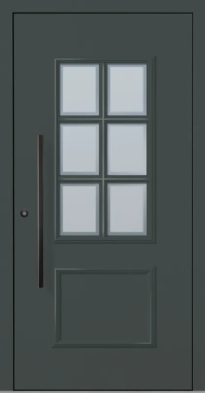 Günstig Aluminium-Haustür OptiDoor Blackline 31120D