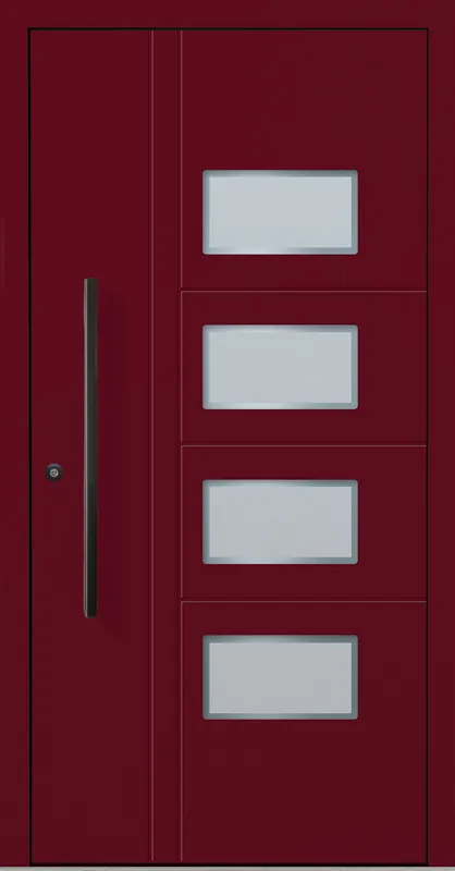 Aluminium-Haustür OptiDoor Blackline 30620D Preisknaller