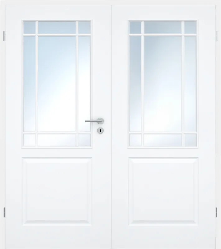 Doppelflügel-Stil-Innentür Blanco 9FS Weißlack Preisknaller