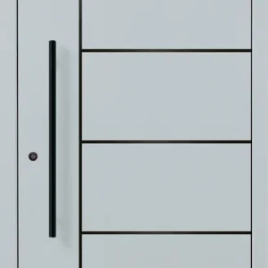 Aluminium-Haustür OptiDoor Blackline 30200D Zertifiziert