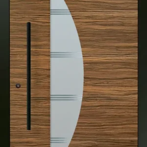 Versand Am Gleichen Tag Aluminium-Haustür OptiDoor Blackline 30912D