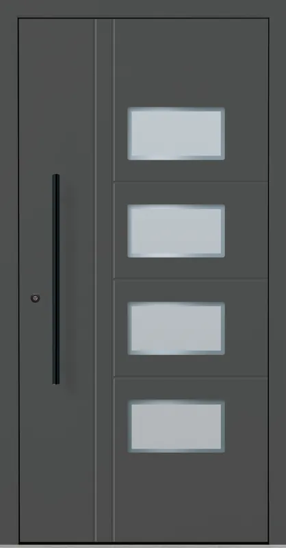 Ausverkauf Aluminium-Haustür OptiDoor Blackline 30620D
