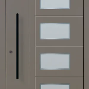 Aluminium-Haustür OptiDoor Blackline 30620D Knallerangebot