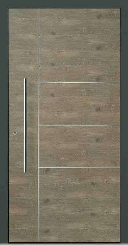 Neu Aluminium-Haustür OptiDoor Design 32200D