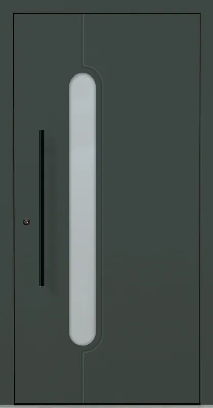 Expressversand Aluminium-Haustür OptiDoor Blackline 32900D
