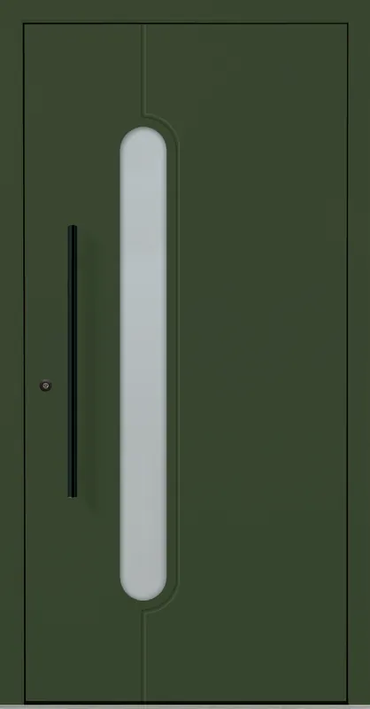 Neue Ware Aluminium-Haustür OptiDoor Blackline 32900D