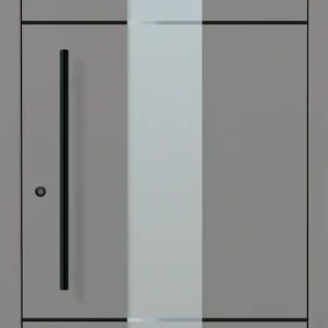 Aluminium-Haustür OptiDoor Blackline 32112D Neue Kollektion