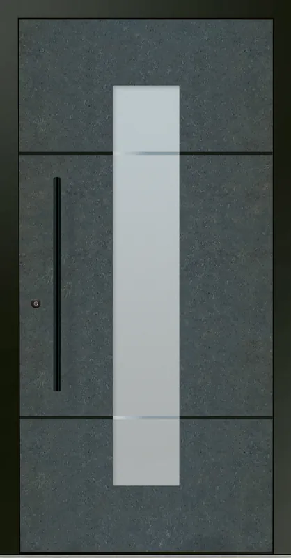 Bestseller Aluminium-Haustür OptiDoor Blackline 32112D