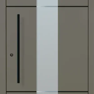 Aluminium-Haustür OptiDoor Blackline 32112D Sonderangebot