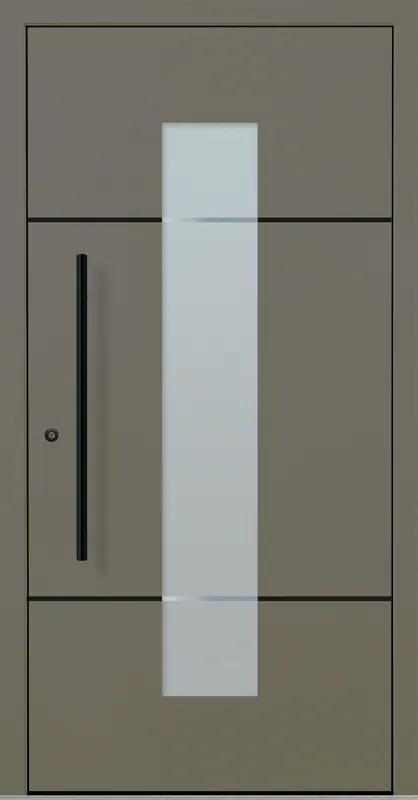 Aluminium-Haustür OptiDoor Blackline 32112D Sonderangebot