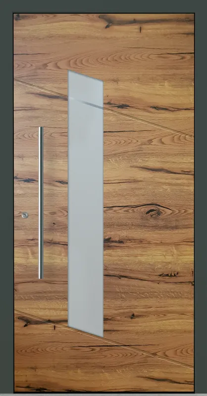 Preiswert Aluminium-Haustür OptiDoor Design 32588D