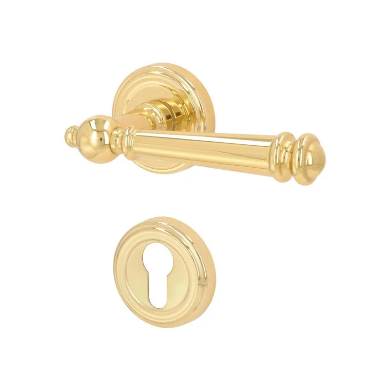 Neuheit Türgriff Eleganto 596 Messing poliert