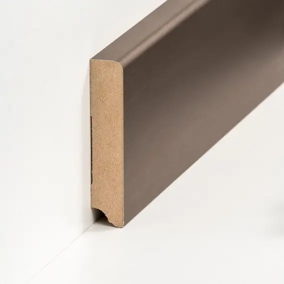 Neue Ware Sockelleiste "Duisburg" MDF 19 x 96 x 2500 mm Bronze Modern by PROVISTON