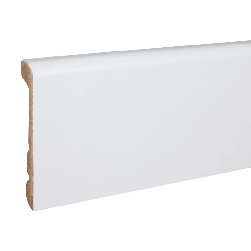 Neuhofer | Fliesenabdeckleiste | MDF | 24 x 92 x 2400 mm | Weiß | Foliert | Individuell kürzbar Direktkauf