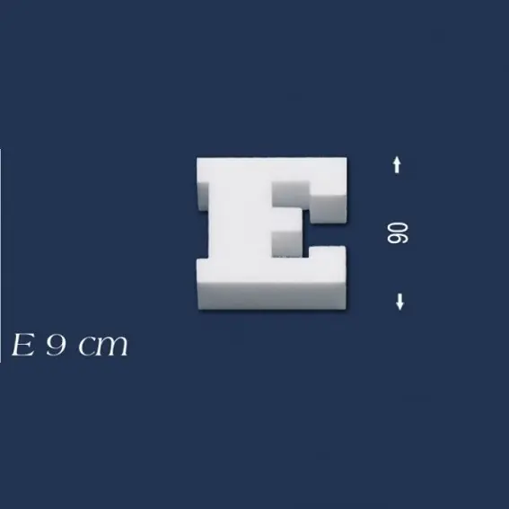Deko Buchstabe E 90 mm Styropor Buchstabe 3D Buchstabe Weiß Wiesemann Garantierte Lieferung