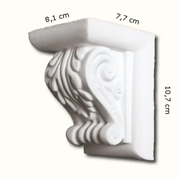 PROVISTON Gipskonsole "Ottawa" | 107 x 81 mm | Wandkonsole | Stuck Konsole aus Gips Jetzt Kaufen